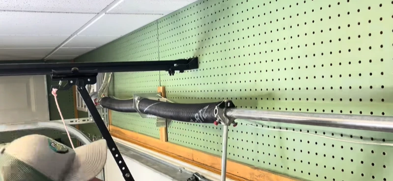 Garage door cable and spring hardware